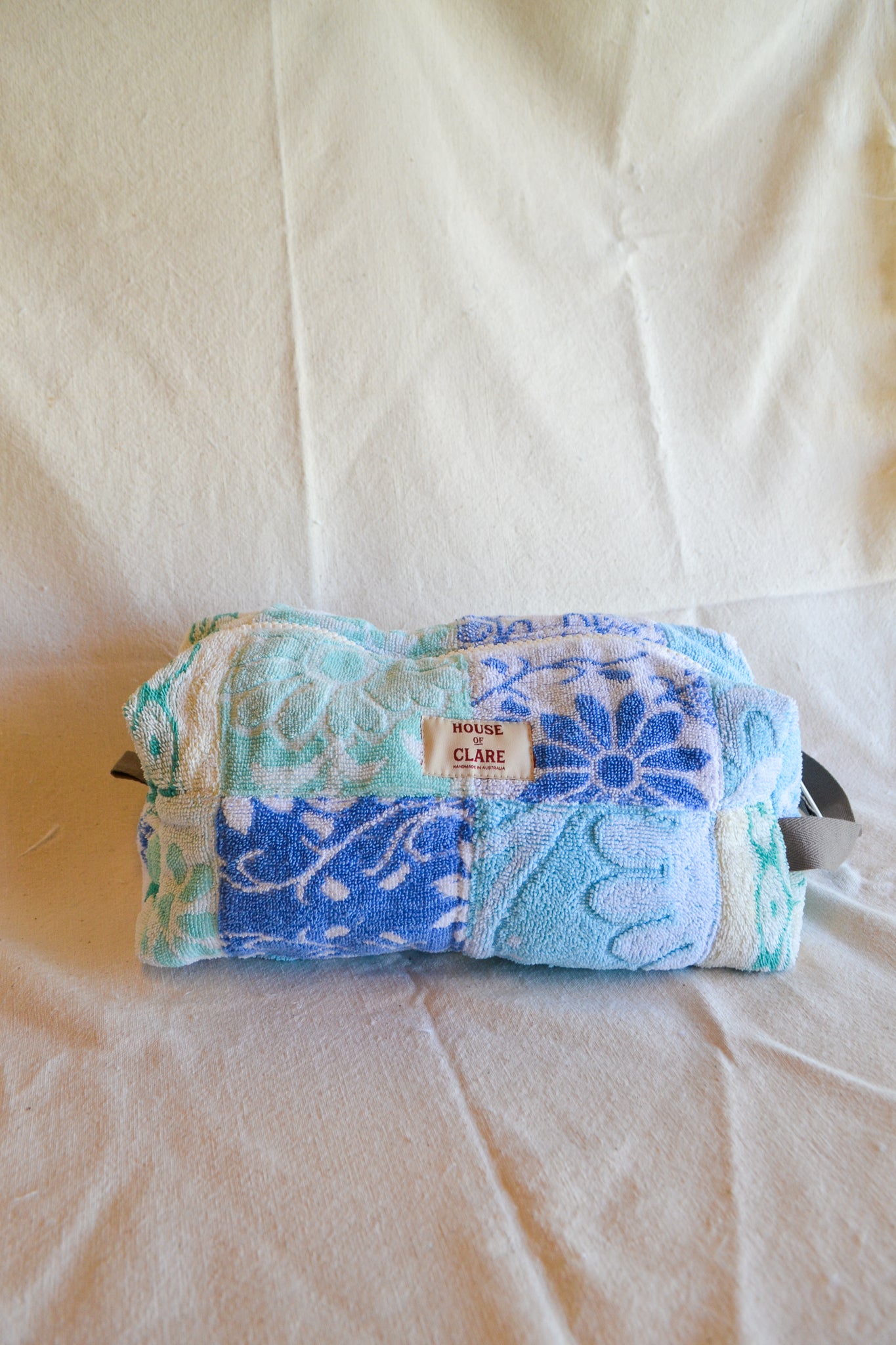 Travel Pouch | Large | Blue Patch