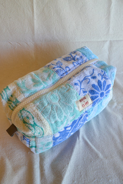 Travel Pouch | Large | Blue Patch