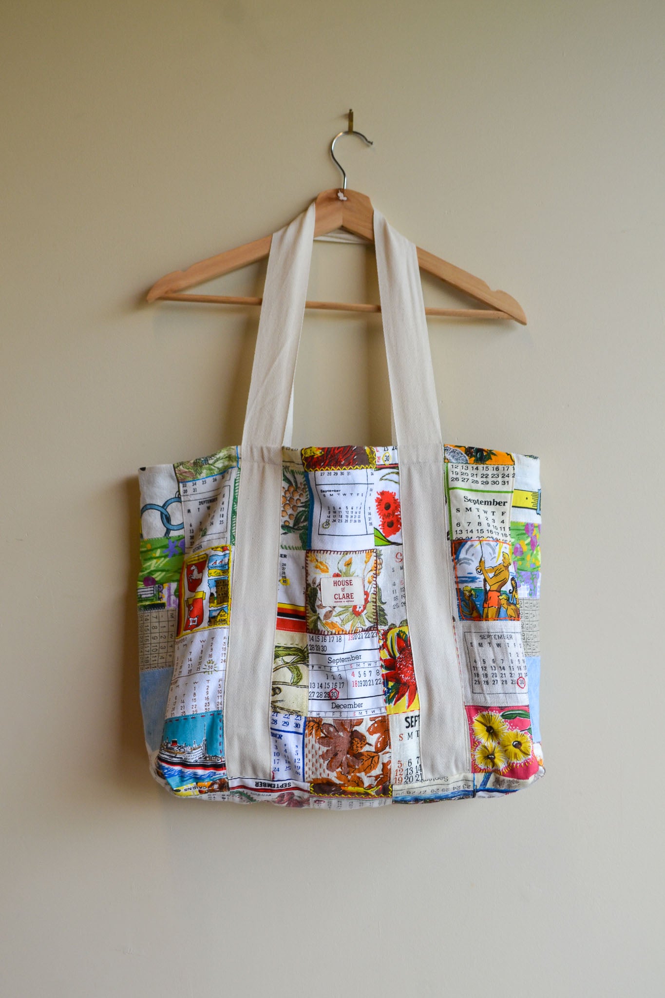 Large Market Bag | Teatowel Patch