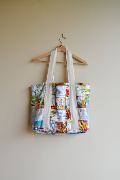 Large Market Bag | Teatowel Patch