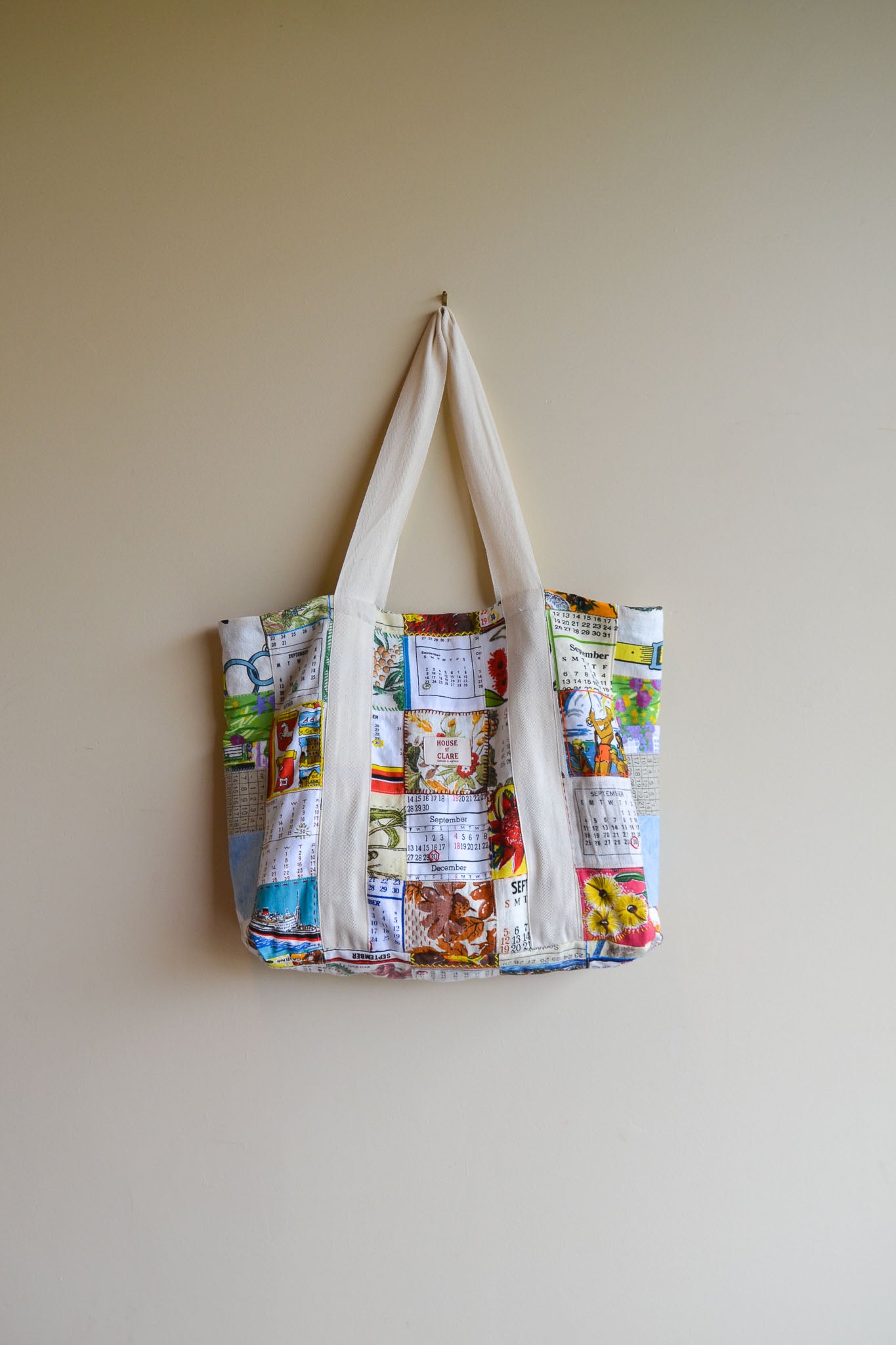 Large Market Bag | Teatowel Patch