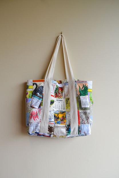 Large Market Bag | Teatowel Patch