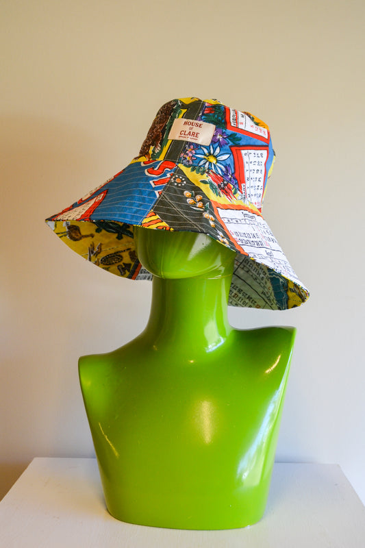 Calendar Wide Brim Hat | Reversible | Small