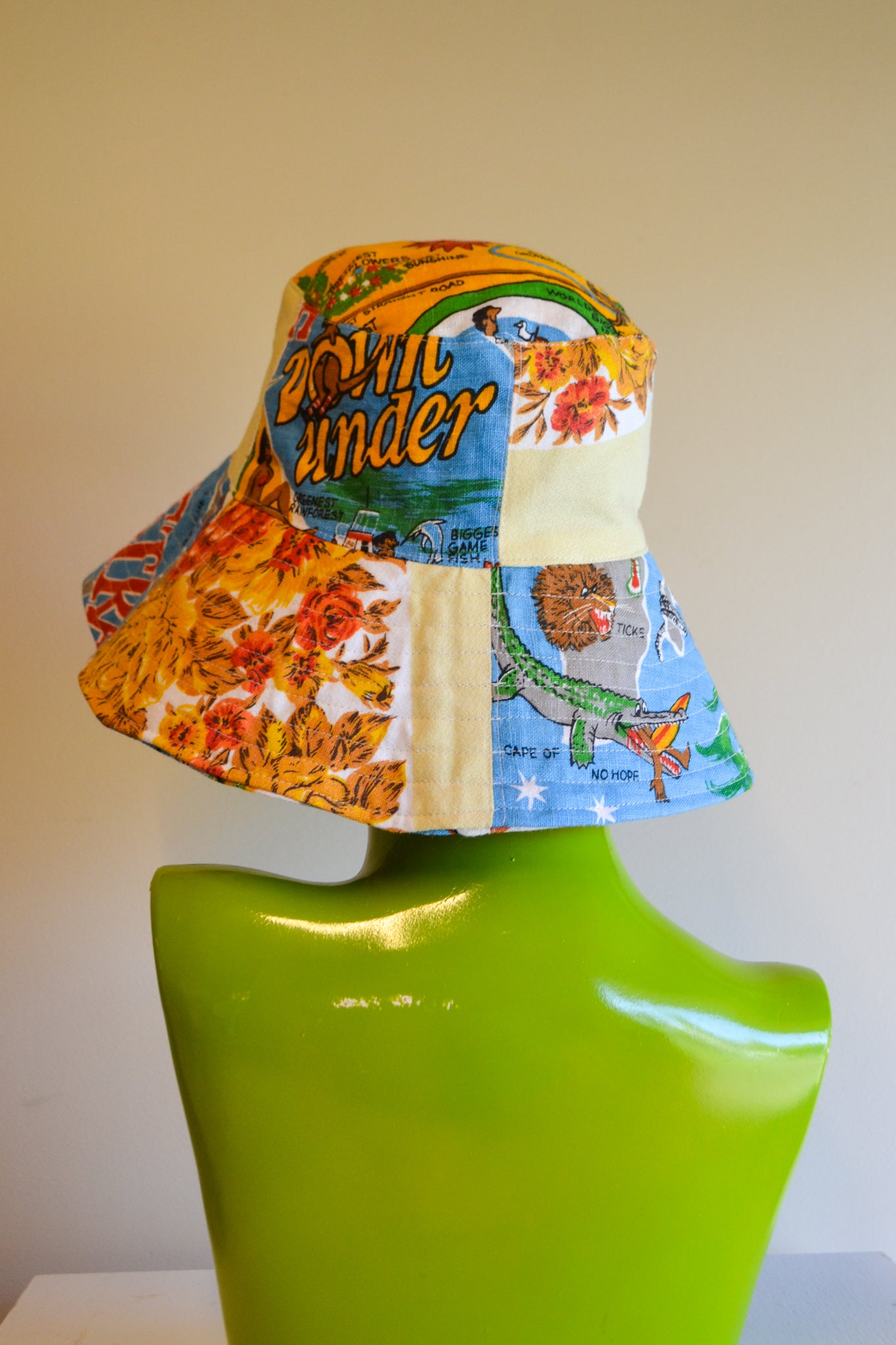 Wide Brim Hat | Down Under | Reversible | Small