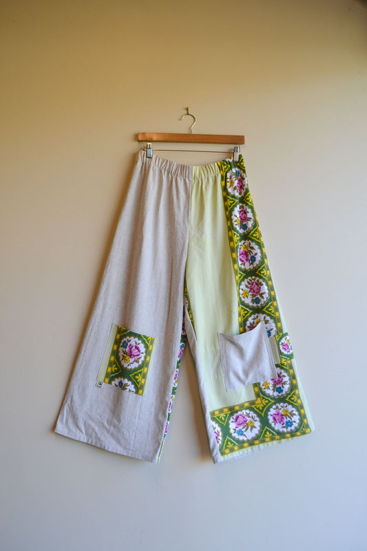 Long Patch Pant | Flower Frame | Large