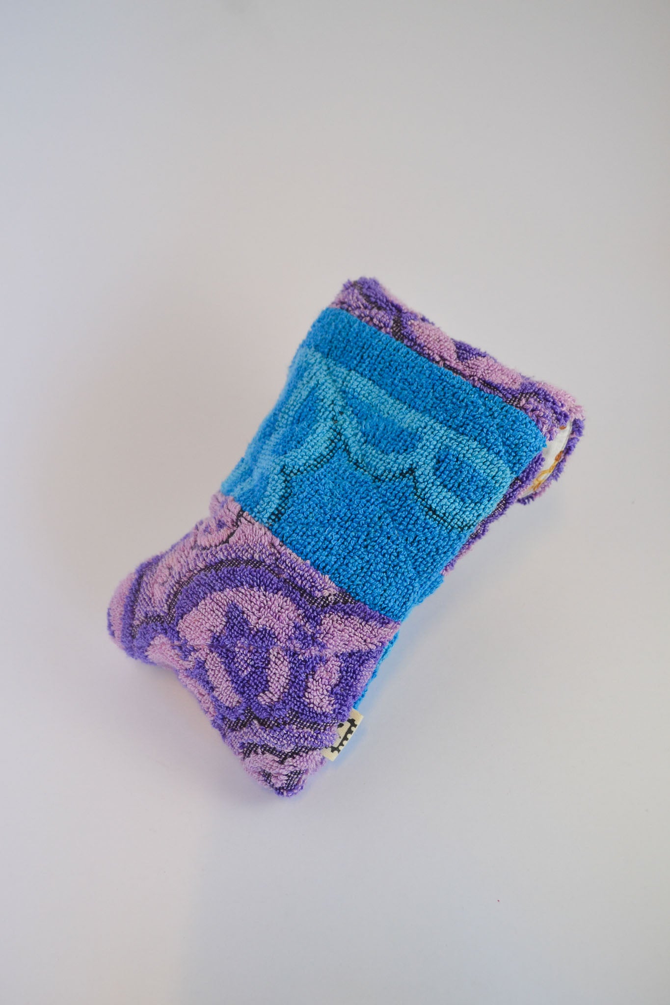 Quilted Pouch | Purple Blue Patch | Mini