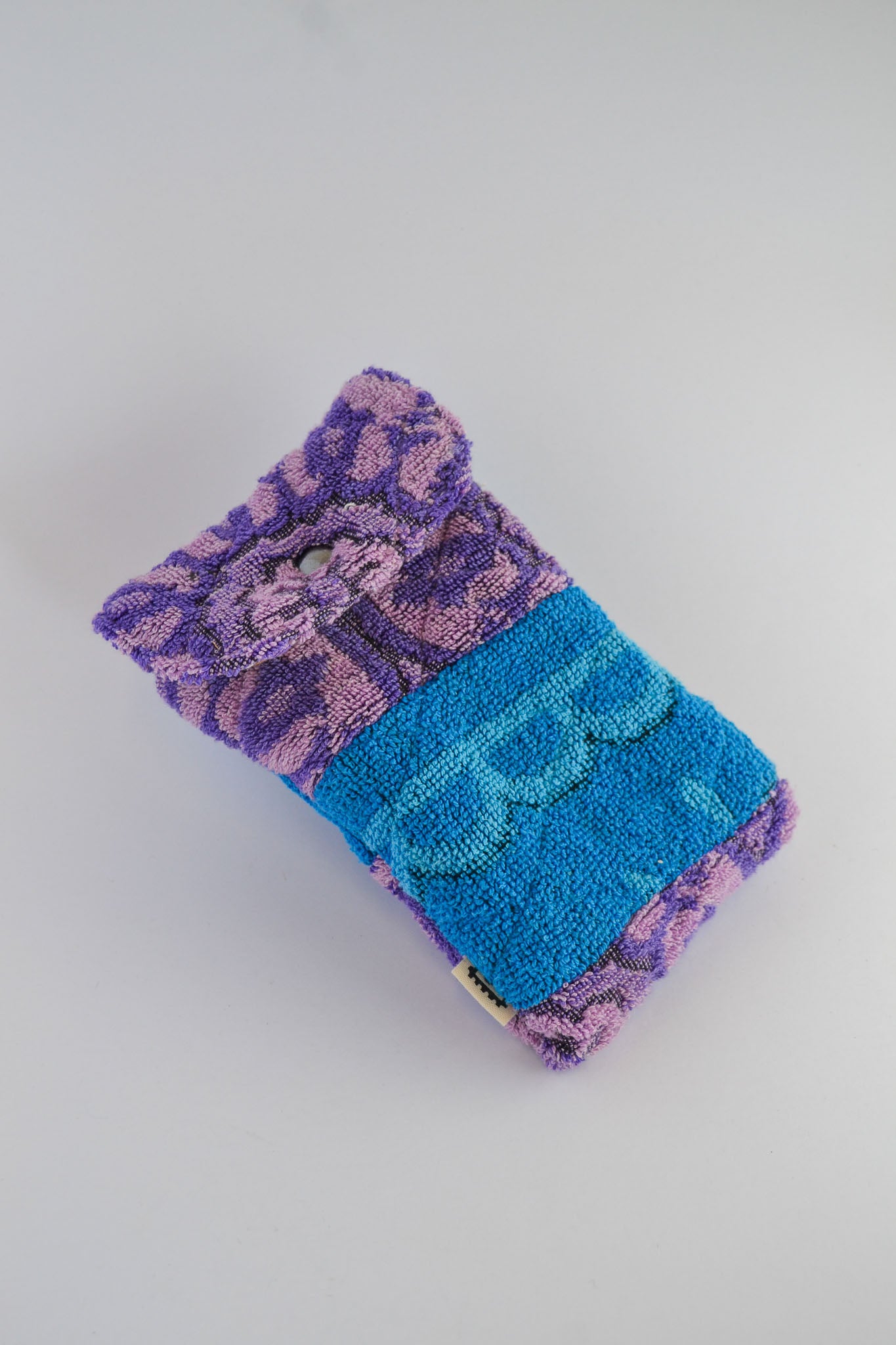 Quilted Pouch | Purple Blue Patch | Mini