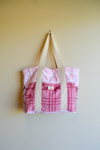 Large Bag | Pink | Towel Patch