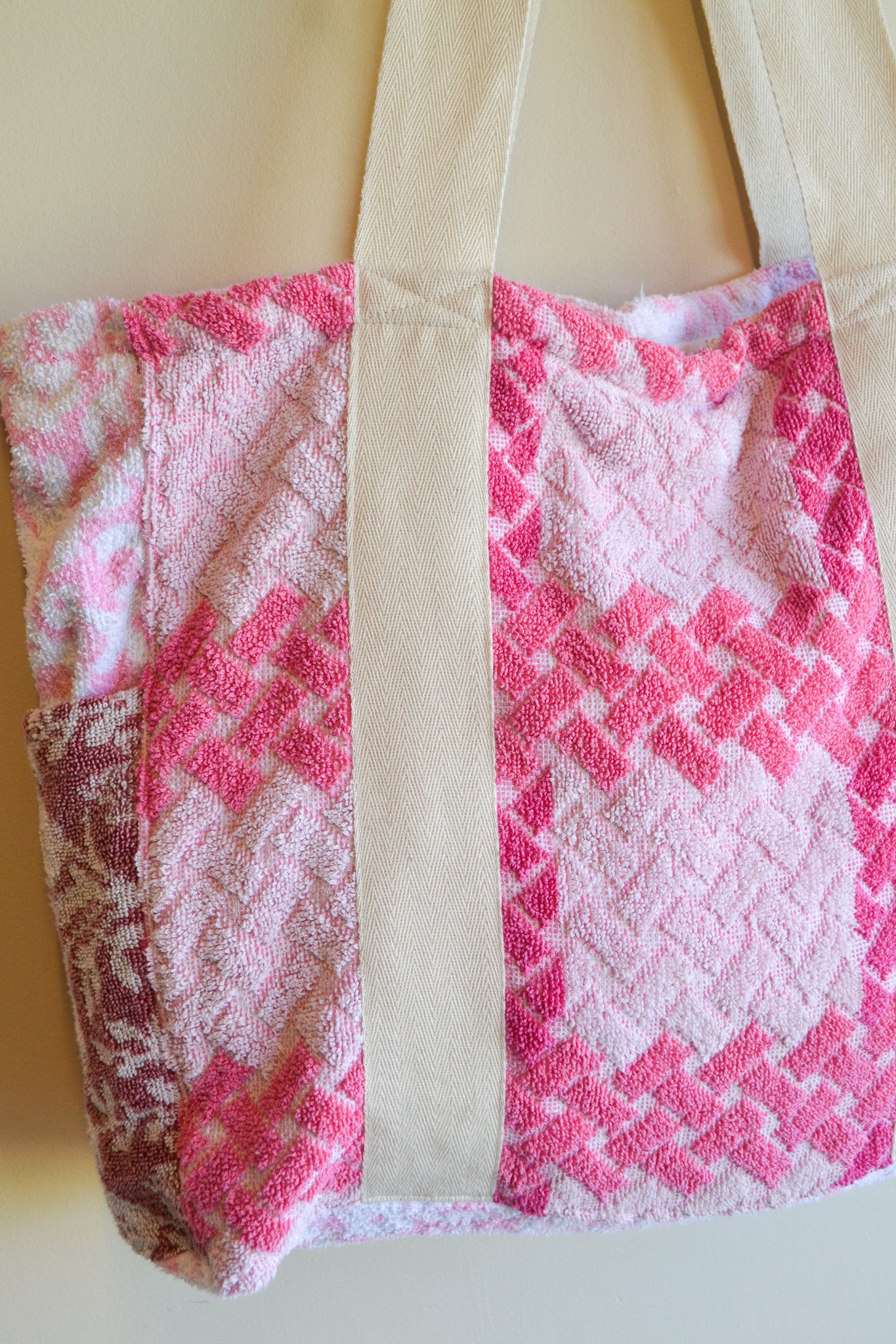 Large Bag | Pink | Towel Patch