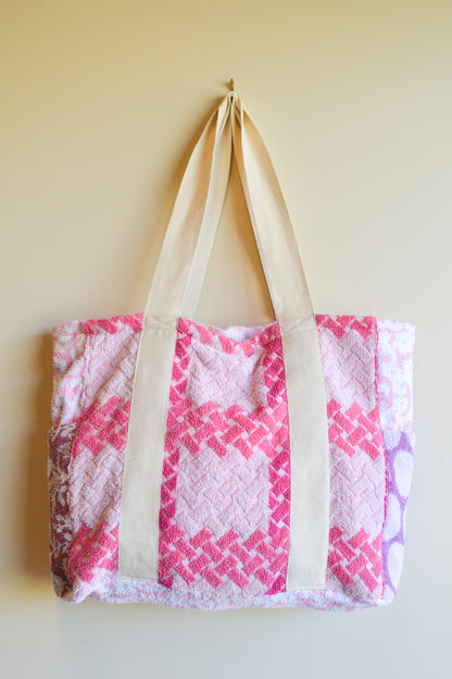 Large Bag | Pink | Towel Patch