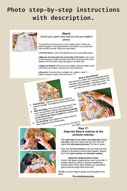 Sew Your Own Puff Sleeve Blouse – PDF Pattern for All Levels