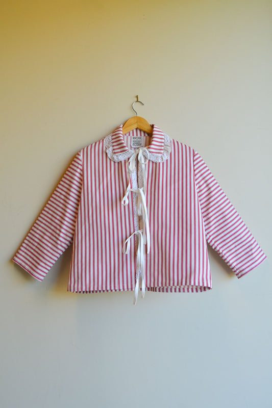 Tie Top | Stripe | Long Sleeve | Medium