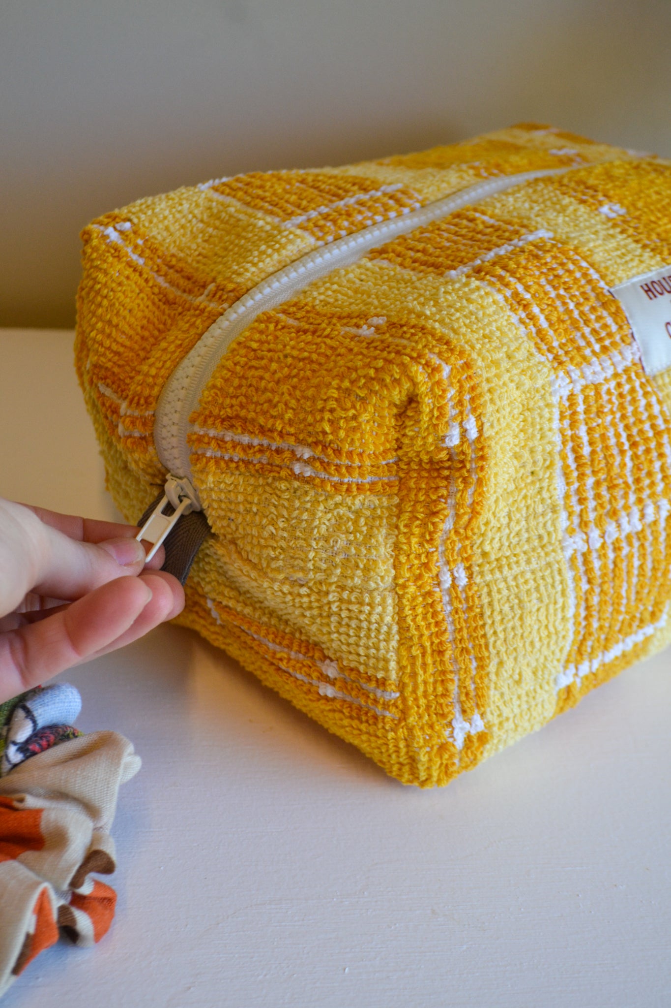 Travel Pouch | Large | Yellow Orange 