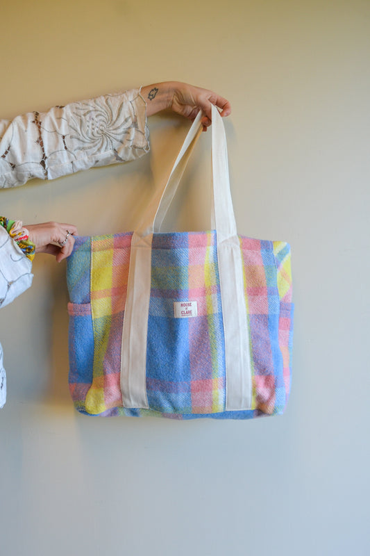 Large Market Bag | Woolen Ice Cream