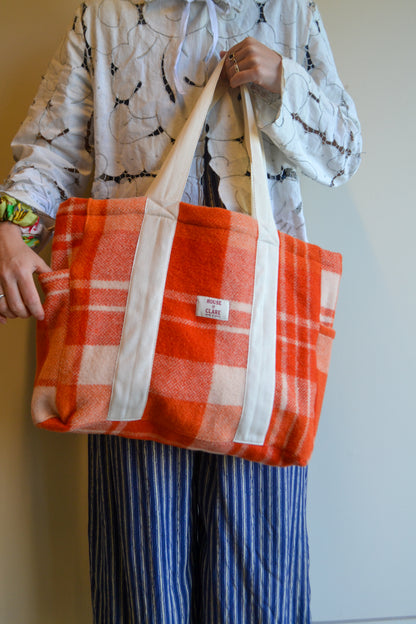 Large Market Bag | Woolen Orange