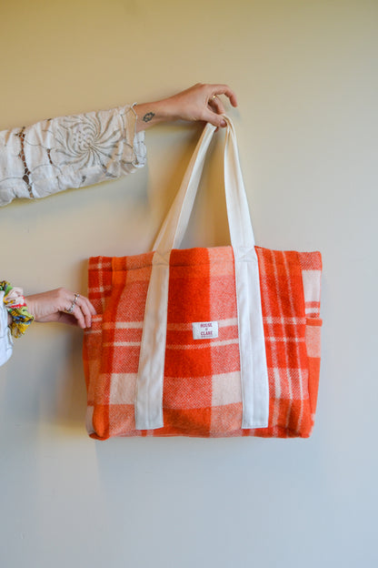 Large Market Bag | Woolen Orange