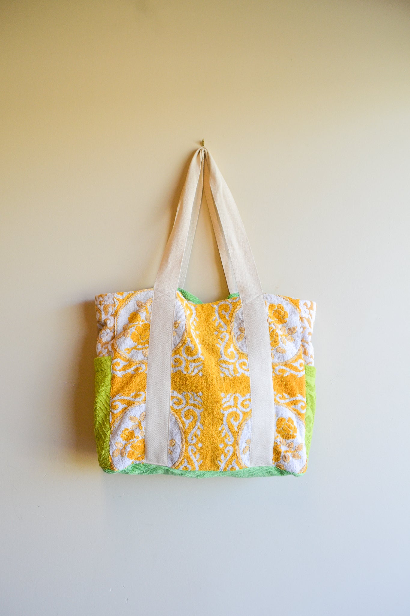 Large Bag | Green Yellow | Towel Patch