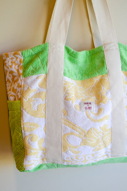 Large Bag | Green Yellow | Towel Patch