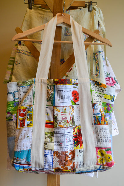 Large Market Bag | Teatowel Patch