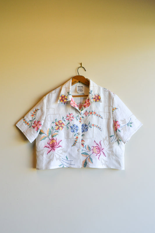 Button Up Shirt | Cottage | Medium