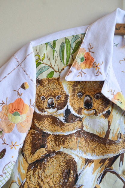 Button Up Shirt | Koalas | Medium