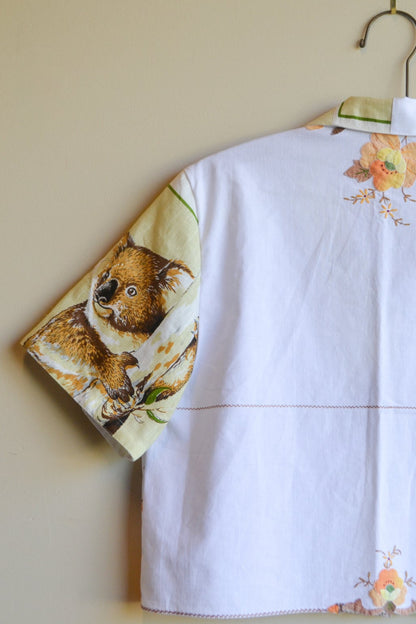 Button Up Shirt | Koalas | Medium