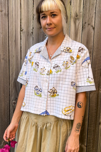 Button Up Shirt | Mushroom | 14au