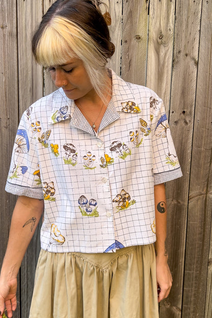 Button Up Shirt | Mushroom | 14au