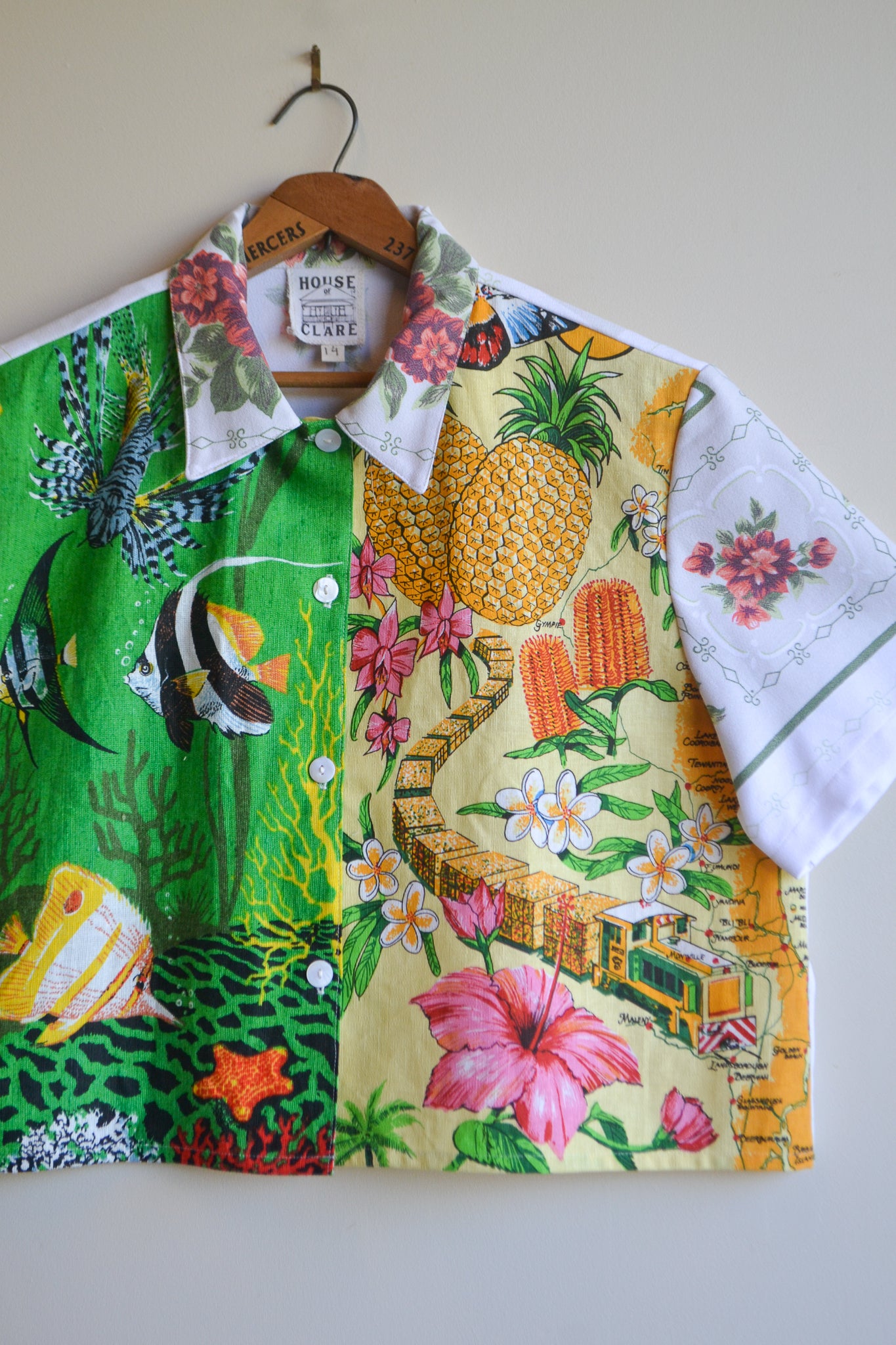 Button Up Shirt | Pineapple | 14au