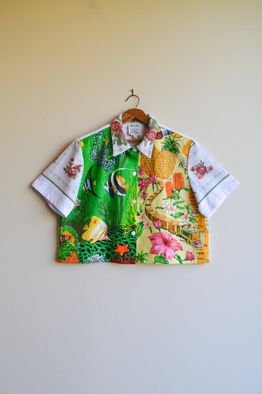 Button Up Shirt | Pineapple | 14au