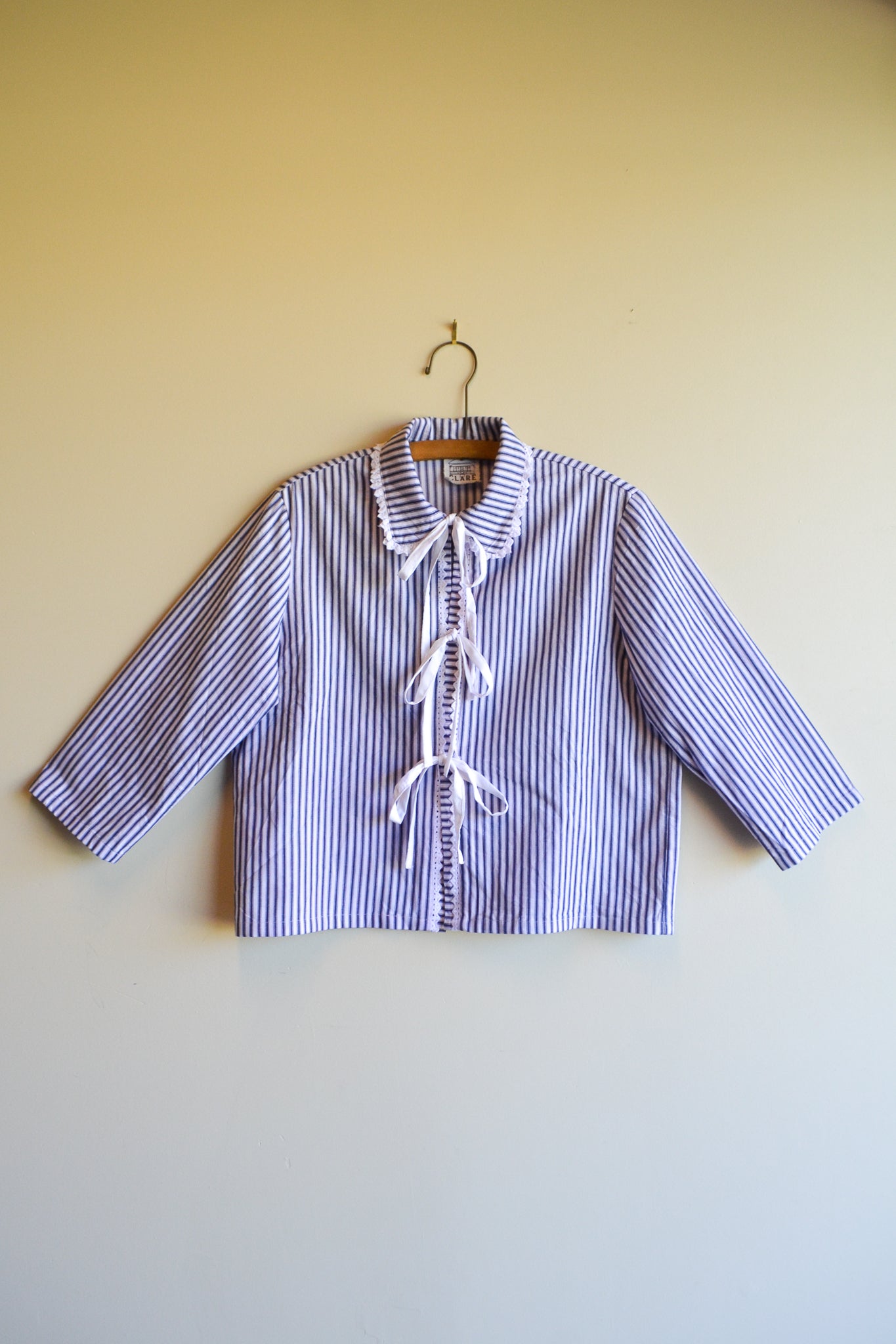 Tie Top | Stripe | Long Sleeve | Medium